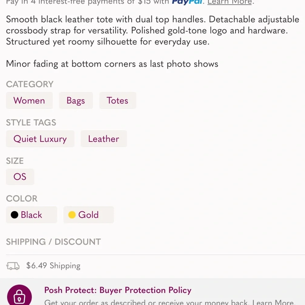 Tory Burch questions leave